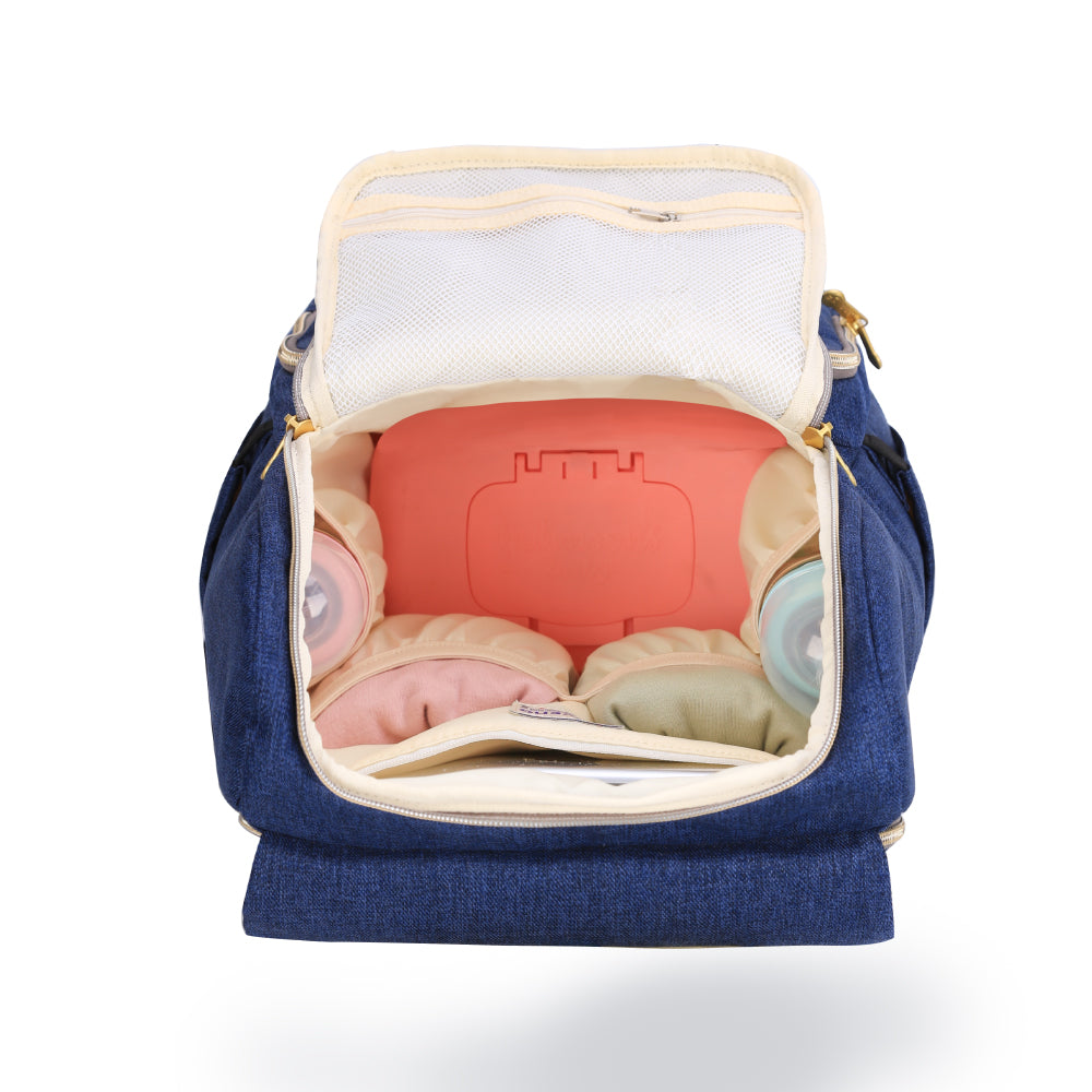 Canvas Diaper Backpack & Stroller Hooks Bundle