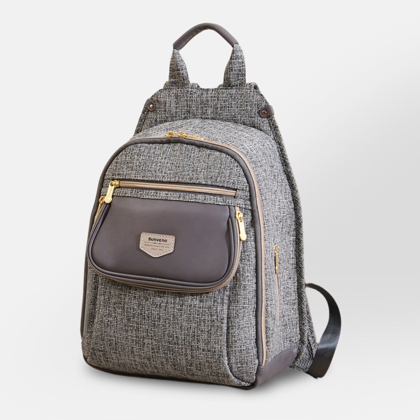 Tweed Luxe Diaper Bag Backpack