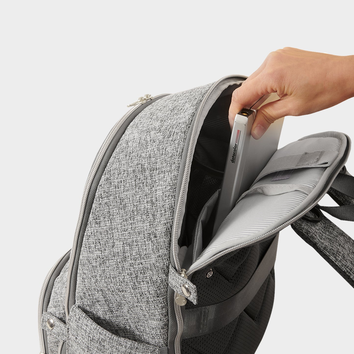 Tweed Luxe Foldable Diaper Backpack