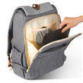 Load image into Gallery viewer, Canvas Diaper Backpack