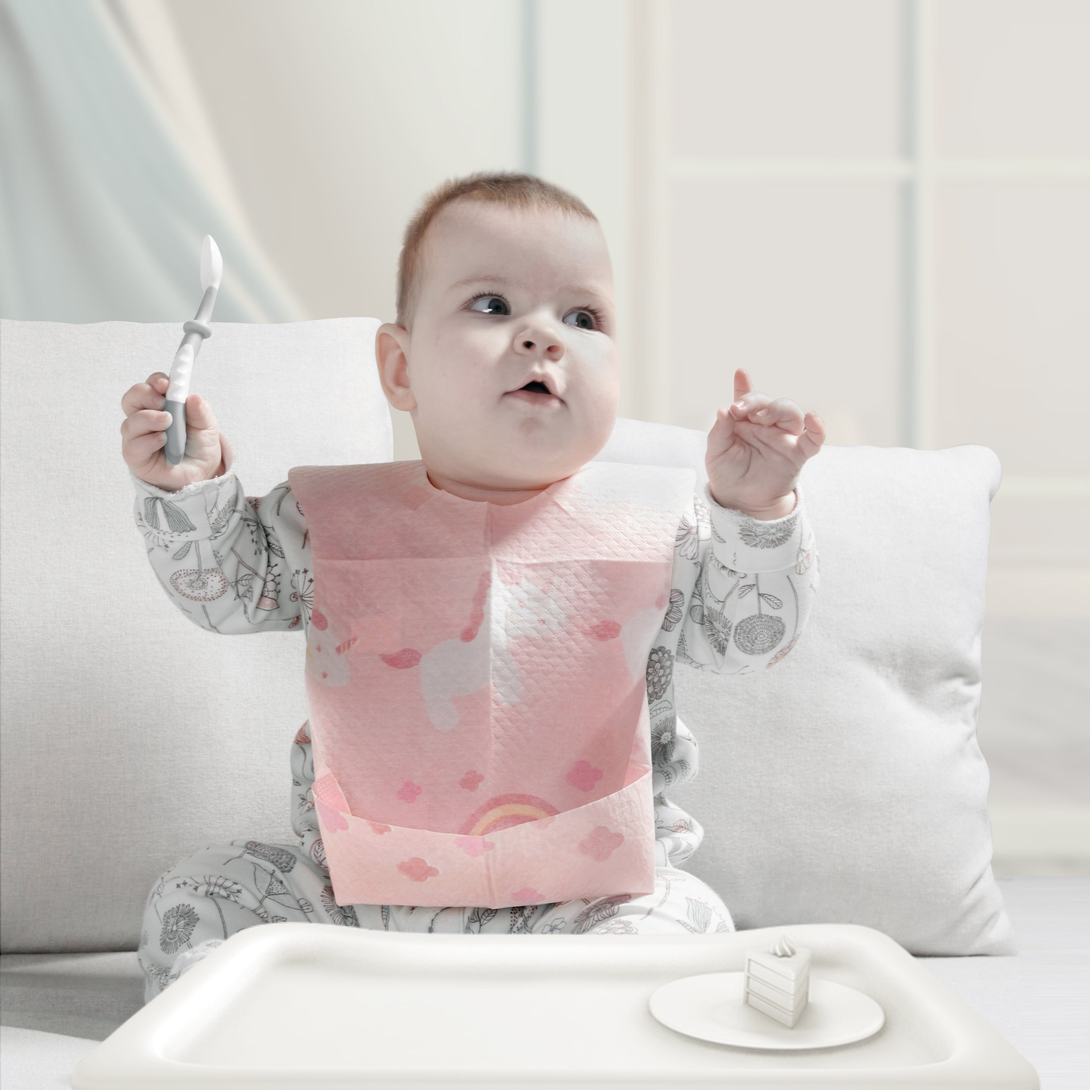 20 Pcs Disposable Baby Bibs