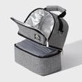 Load image into Gallery viewer, Dual Compartment Lunch Box Bag