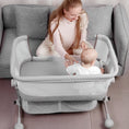 Load image into Gallery viewer, Baby Bassinet Bedside Crib