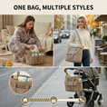 Load image into Gallery viewer, SUNVENO Corduroy Quilted Diaper Bag Tote