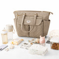 Load image into Gallery viewer, SUNVENO Corduroy Quilted Diaper Bag Tote