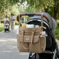 Load image into Gallery viewer, SUNVENO Corduroy Quilted Diaper Bag Tote