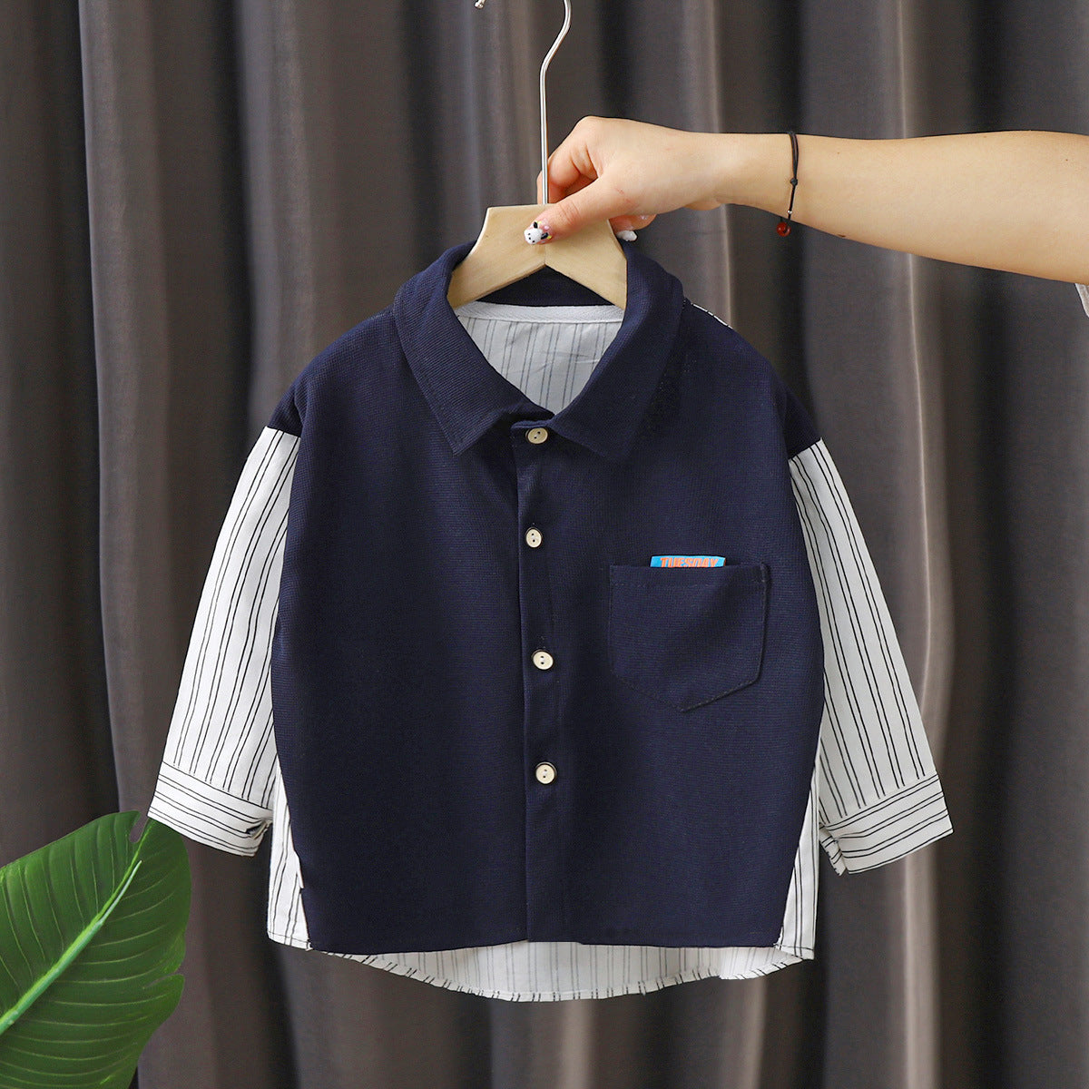 Boys' Long Sleeve Shirt - New Spring Collection for Children, White Dress Shirt for Infants and Toddlers, Perfect for Autumn