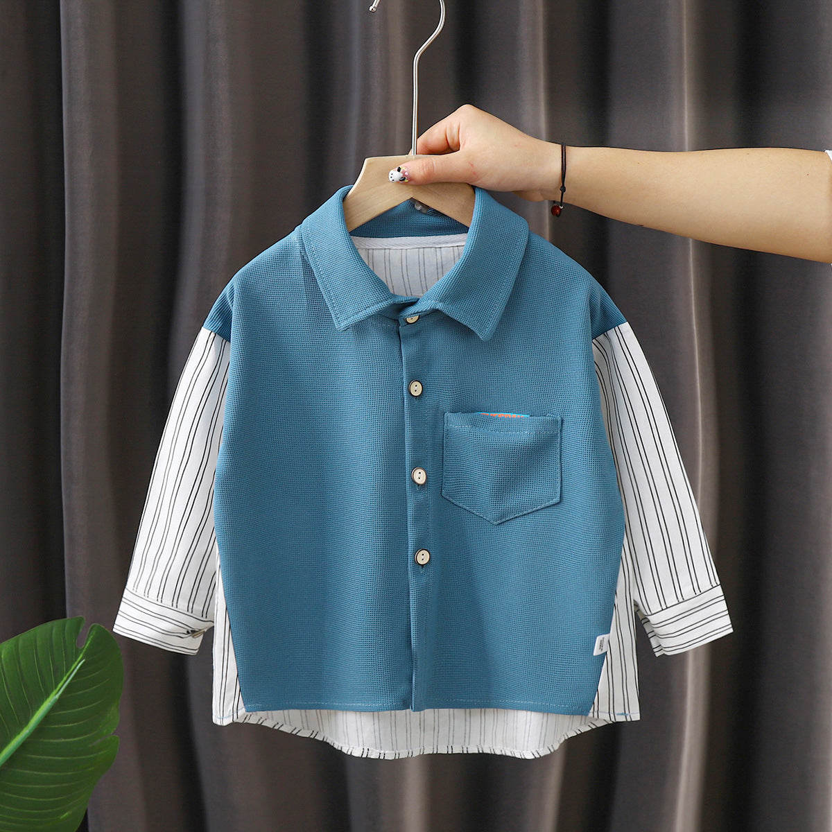 Boys' Long Sleeve Shirt - New Spring Collection for Children, White Dress Shirt for Infants and Toddlers, Perfect for Autumn