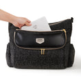 Load image into Gallery viewer, Tweed Luxe Stroller Organizer