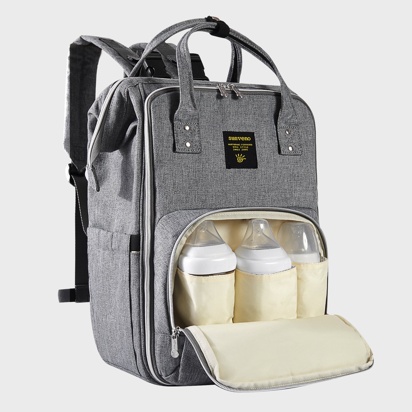 Open-Wide Diaper Backpack