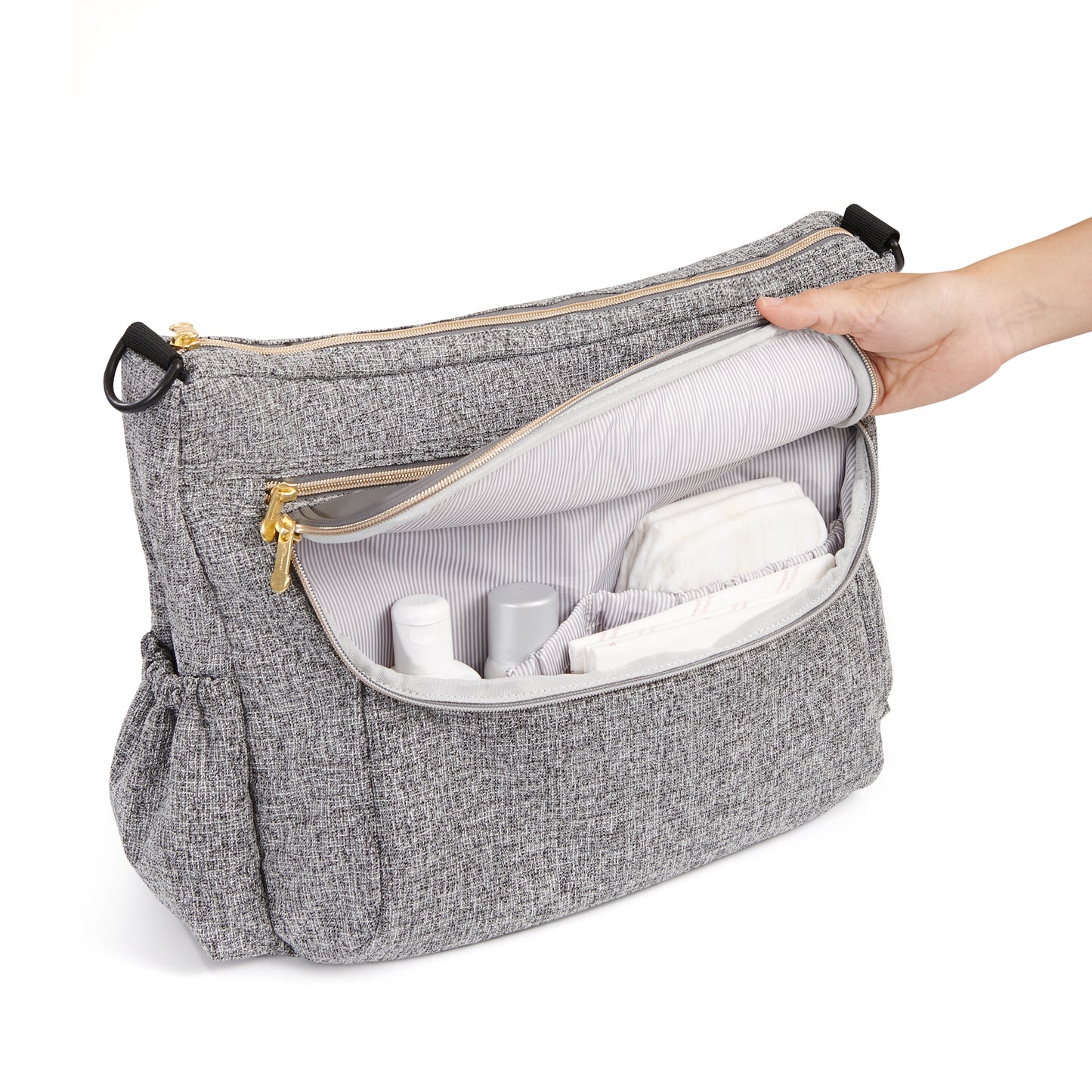 Tweed Luxe Crossbody Bag