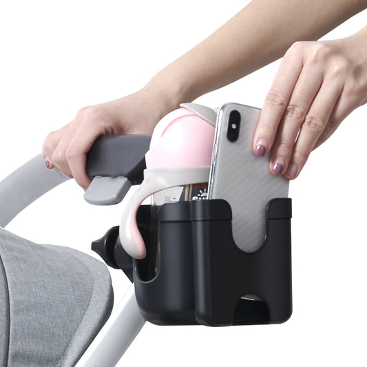 2-in-1 Stroller Cup Holder with Phone Holder