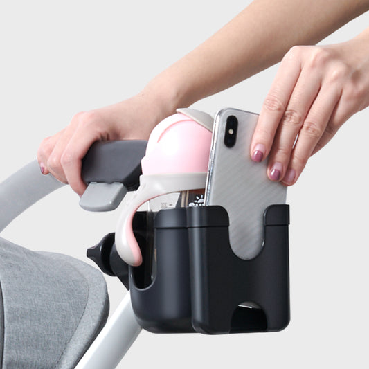 2-in-1 Stroller Cup Holder with Phone Holder