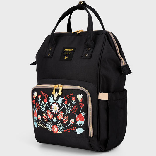 Classic Embroidered Diaper Backpack