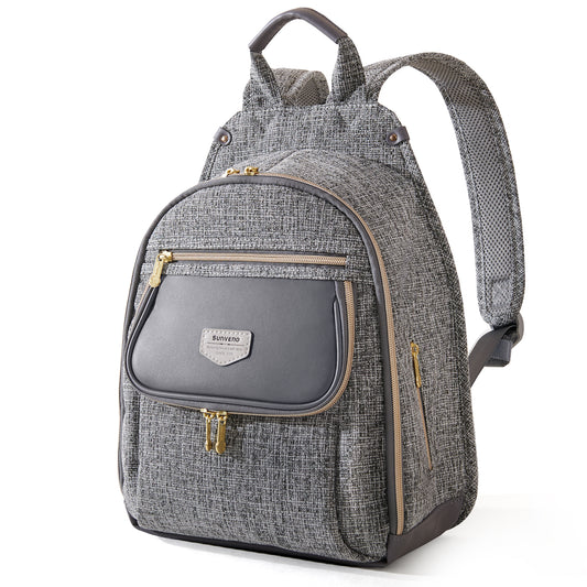 Tweed Luxe Diaper Bag Backpack