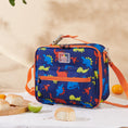 Load image into Gallery viewer, Kids Lunch Box Cooler  |  Blue Dinosaur
