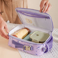 Load image into Gallery viewer, Kids Lunch Box Cooler  |  Purple Unicorn
