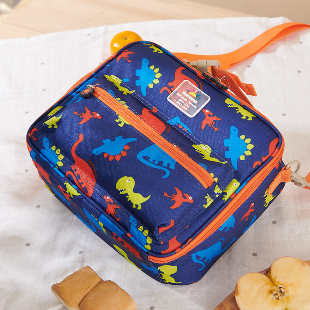 Kids Lunch Box Cooler  |  Blue Dinosaur