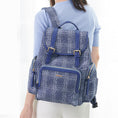 Load image into Gallery viewer, Tweed Diaper Backpack
