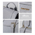 Load image into Gallery viewer, Tweed Diaper Backpack
