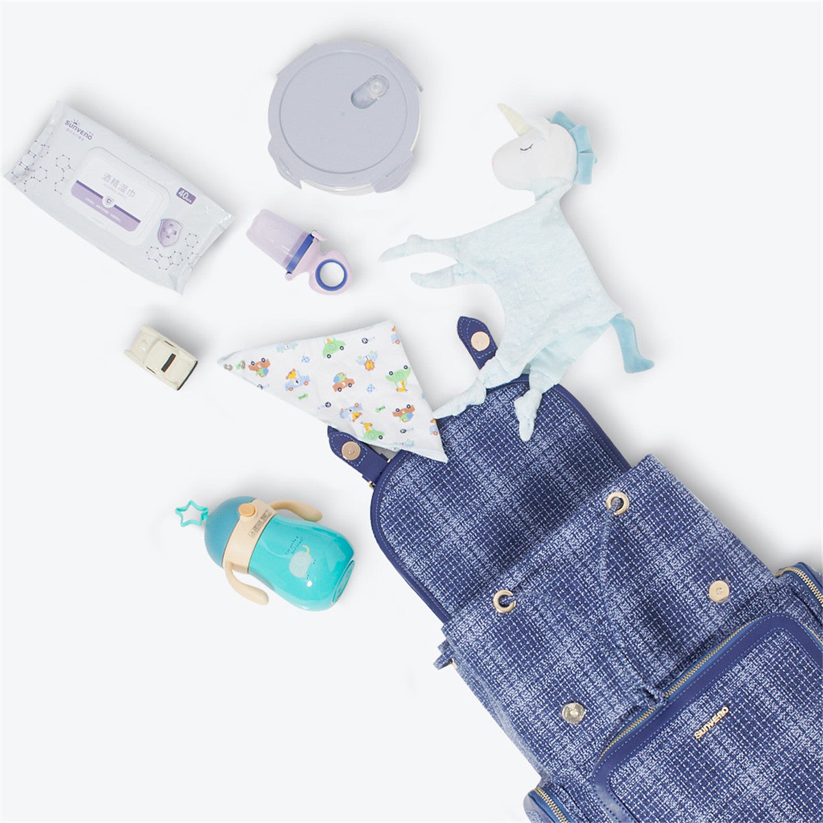Tweed Diaper Backpack