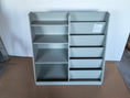 Load image into Gallery viewer, 4-Tier Engineered Wood Kids Bookshelf & Toy Organizer
