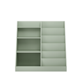 Load image into Gallery viewer, 4-Tier Engineered Wood Kids Bookshelf & Toy Organizer

