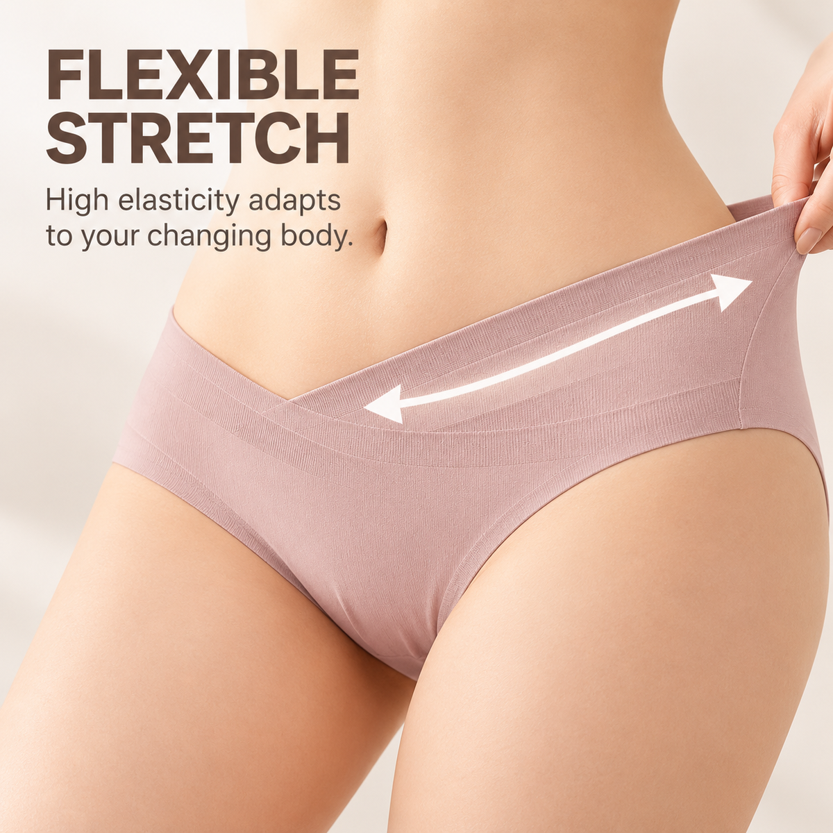 SUNVENO V-Shape Maternity Briefs (3-Pack)