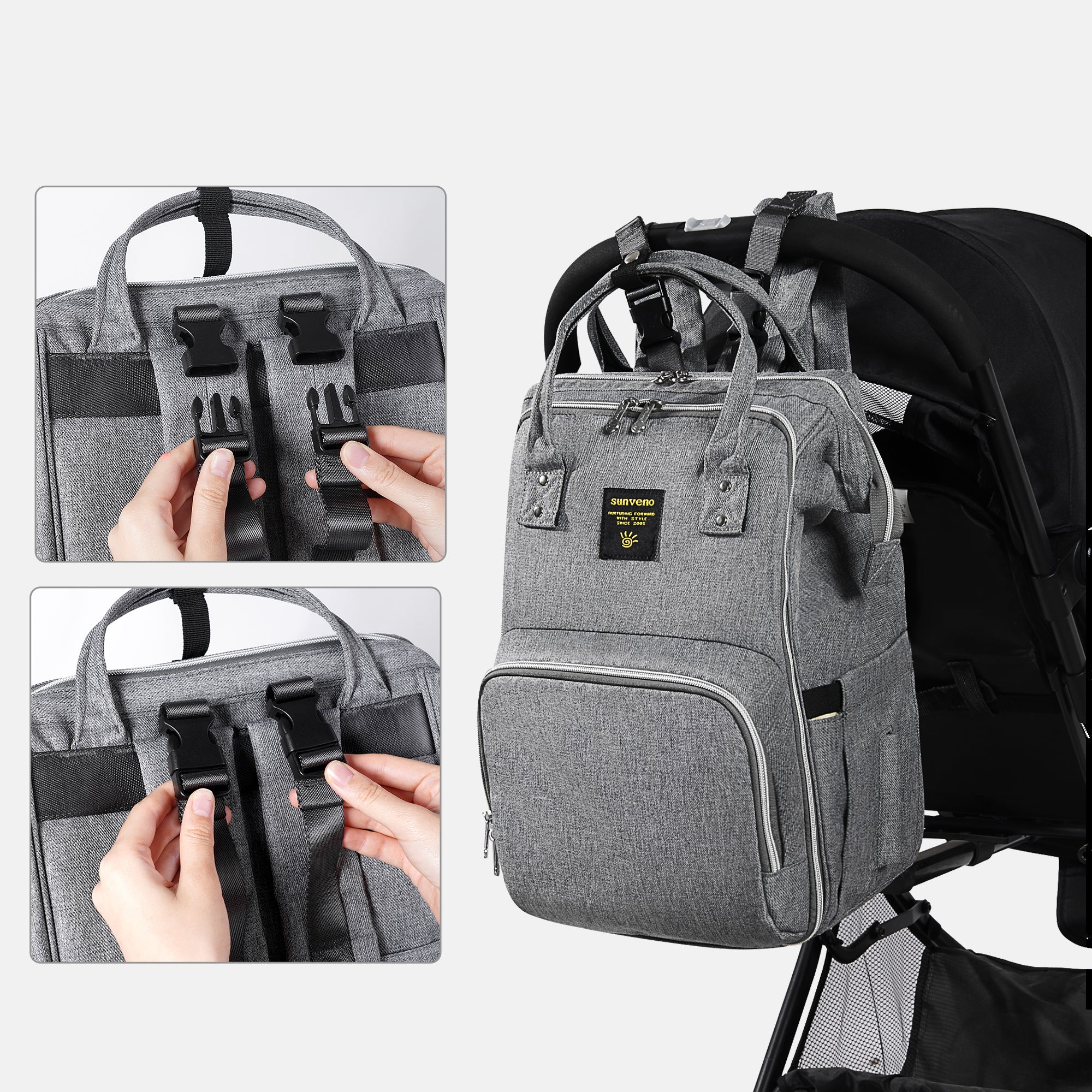 Open-Wide Diaper Backpack