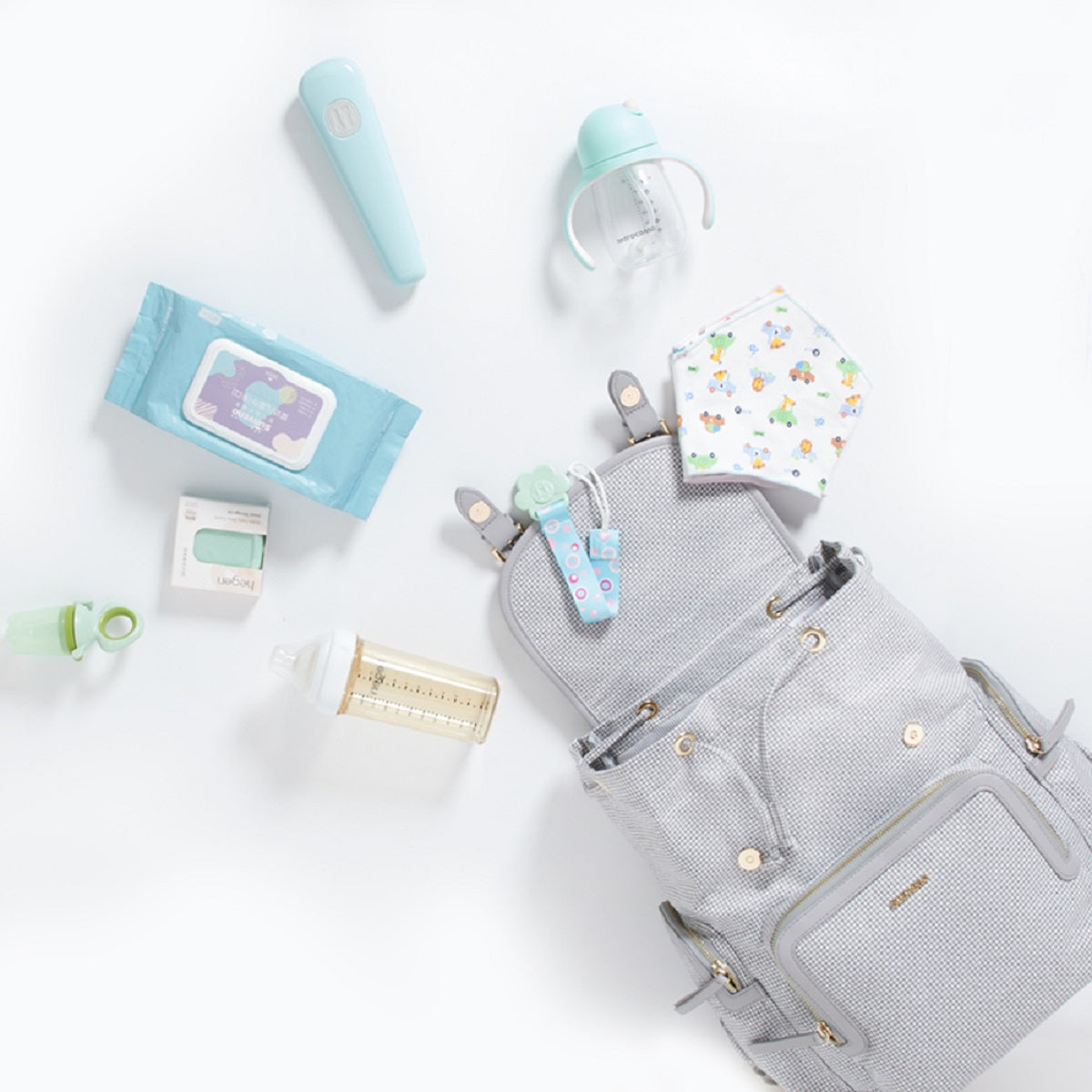 Tweed Diaper Backpack