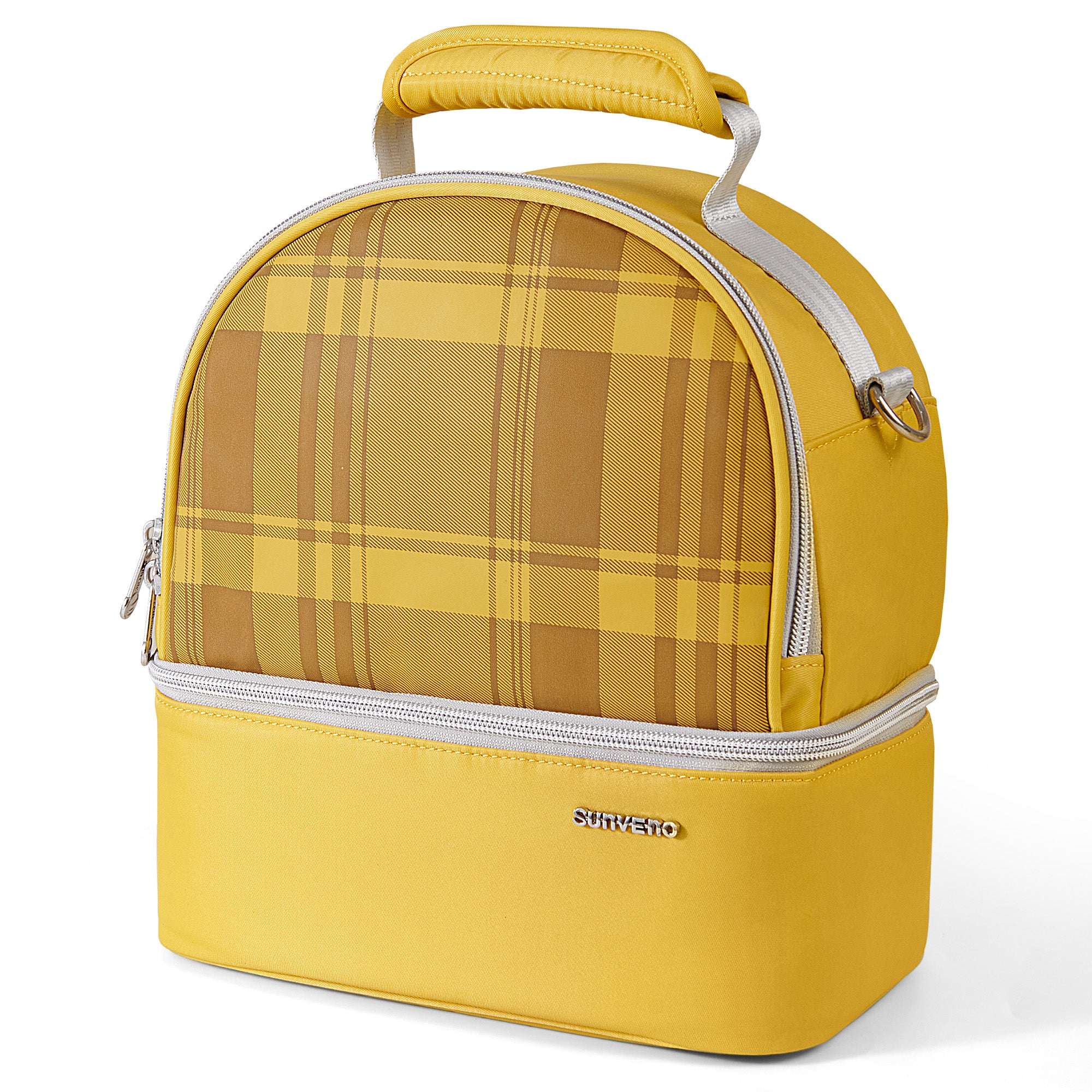 Insulated Lunch Box Double Deck Cooler Bag