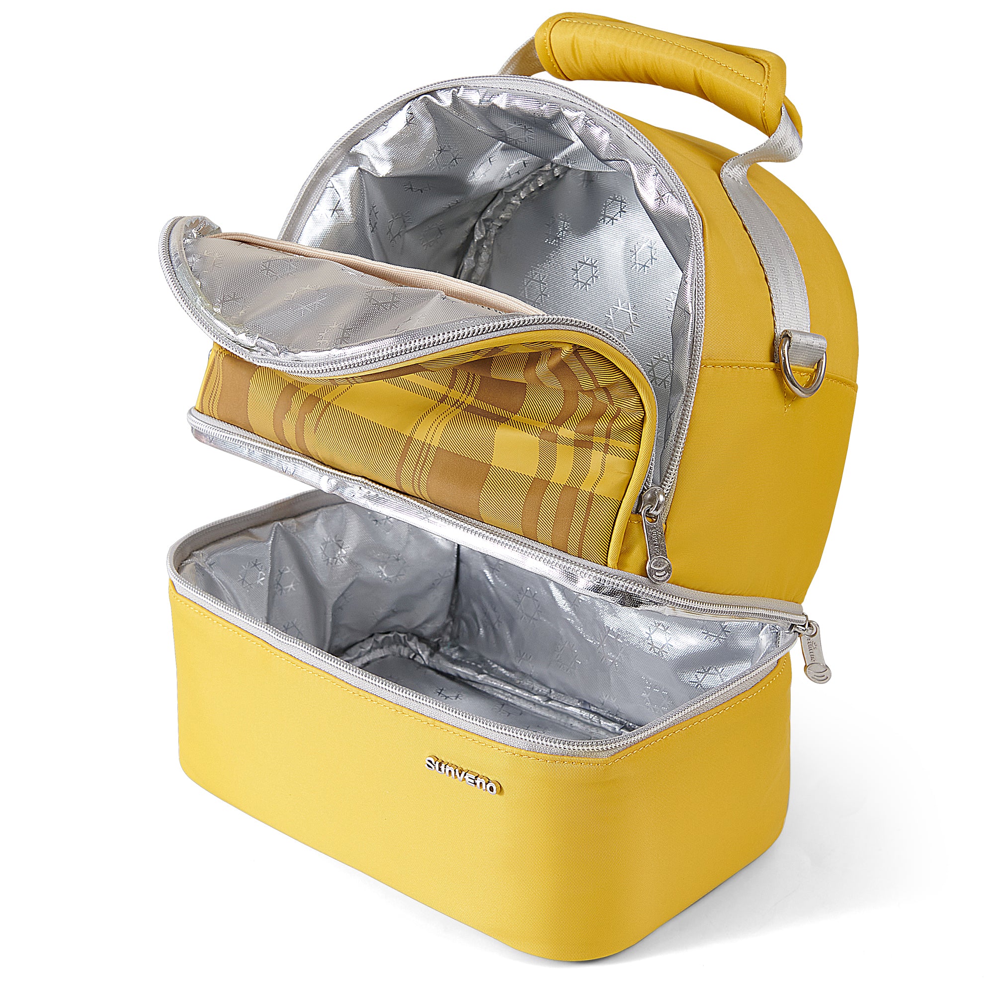 Insulated Lunch Box Double Deck Cooler Bag