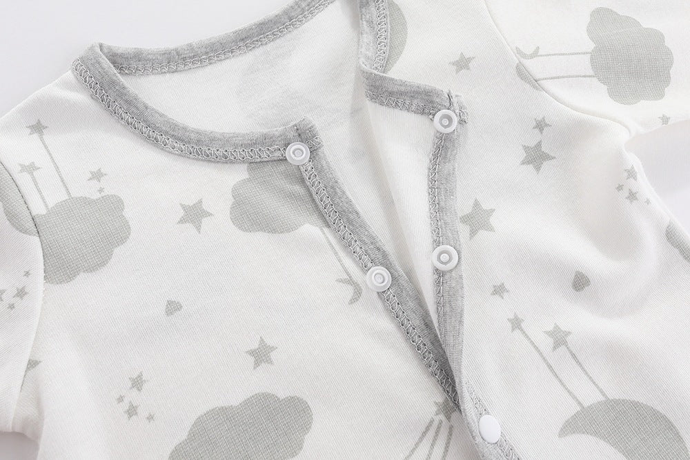 Newborn Baby Clothes - Pure Cotton Sleepwear, Onesies, Rompers, and Bodysuits for Spring, Summer, and Autumn