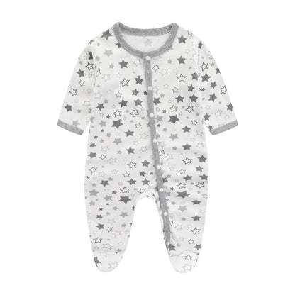 Newborn Baby Clothes - Pure Cotton Sleepwear, Onesies, Rompers, and Bodysuits for Spring, Summer, and Autumn