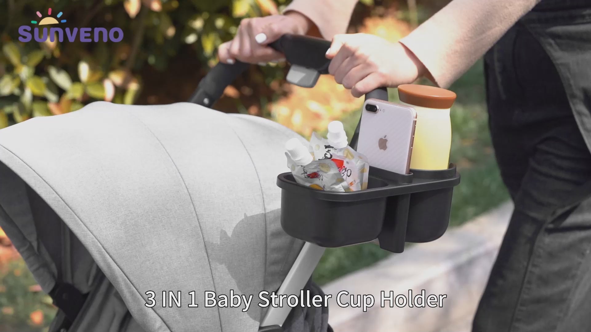 Baby stroller 2024 cup holder