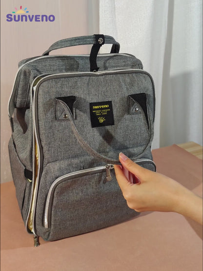 Open-Wide Diaper Backpack